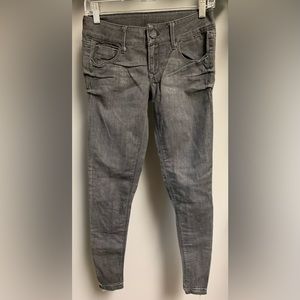 Black Orchid Gray Skinny Jeans